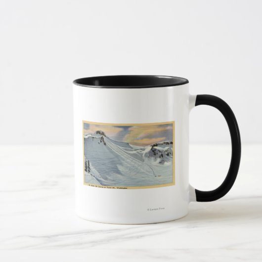 Mug Mt. Baker, Washington - Vue du ski de Mt. Baker (Droite)