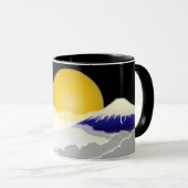 Mug Mt.FUJI & Lune Japon (Devant droit)