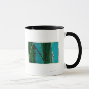 Mug Mt Hood et Pont inter-États en Saumon blanc