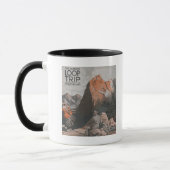 Mug Mt. McClellan & Loop Trip Travel Poster (Gauche)