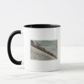 Mug Mt. Rainier, WA - Ligne des gens qui dorment dans (Gauche)
