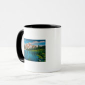 Mug Mt. Shuksan et Picture Lake, WA (Devant gauche)