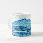 Mug Mt Tamalpais Watercolor Turquoise (Devant gauche)