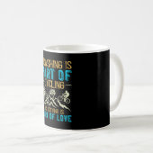 Mug MTB - Le Crashage Fait Partie Du Cyclisme (Devant droit)