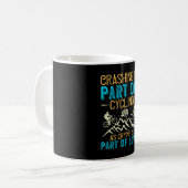 Mug MTB - Le Crashage Fait Partie Du Cyclisme (Devant gauche)