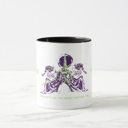 Mug Mu "Pénitent" de Voidforge Art Pixel Fantastique S (Centre)