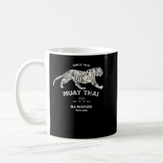 Mug Muay Thai Bangkok Retro Vintage 162 (Gauche)