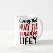 Mug Muay Thai Grandma Life Muay Thai Grandmother (Devant droit)