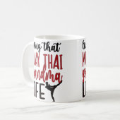 Mug Muay Thai Grandma Life Muay Thai Grandmother (Devant gauche)