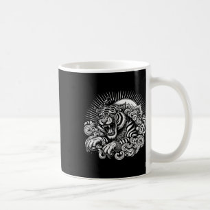 Mug Muay Thai Mma Combat Tatouage Tigre Rugir Kickboxi
