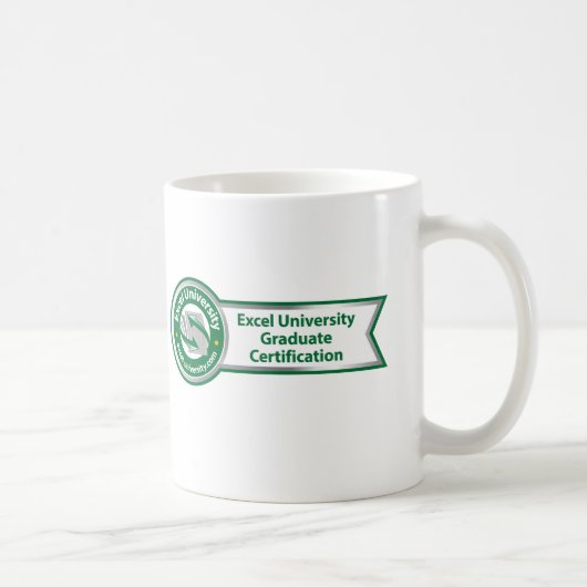 Mug Mub de certification de diplômé d'université (Droite)