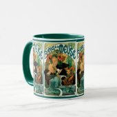 Mug Mucha Art Nouveau : Bieres de la Meuse (Devant gauche)