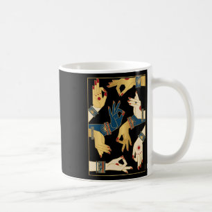 Mug Mudras de danse classique indienne Bharatanatyam s