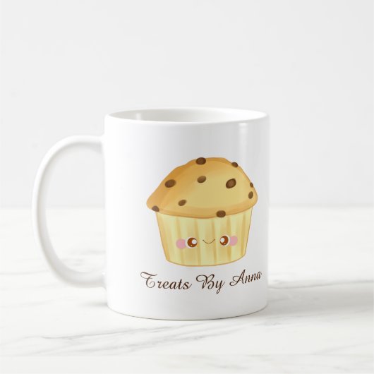 Mug Muffin à chips au chocolat mignon (Gauche)
