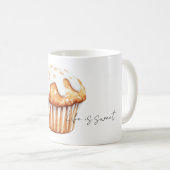 Mug Muffin à la citrouille orange (Devant droit)