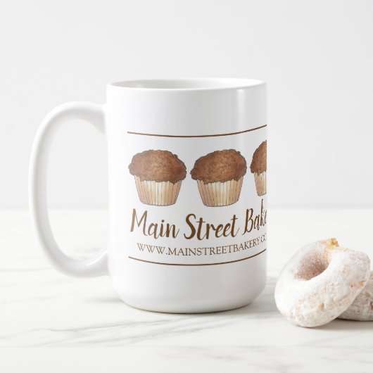 Mug Muffin À La Pouce Cuisinée À La Boulangerie Baker (Avec donut)
