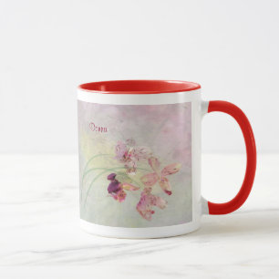 Mug Mug, 18oz dans un Grunge Orchid Design