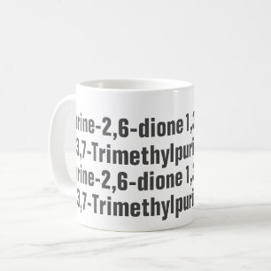 Mug Mug-1,3,7-triméthylpurine-2,6-dione