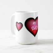 Mug Mug/#1 Papa avec les coeurs (Devant gauche)