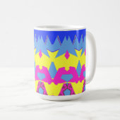 Mug Mug, A classic multicolor seamless pattern design (Devant droit)
