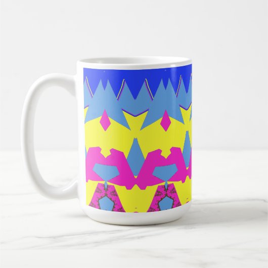 Mug Mug, A classic multicolor seamless pattern design (Gauche)