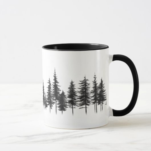 Mug "Mug À feuillage persistant de sérénité" (Droite)