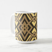 Mug Mug, A vibrant multicolor geometric pattern design (Devant gauche)