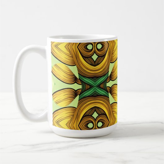 Mug Mug, A vibrant multicolor seamless pattern design (Gauche)