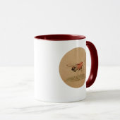 Mug Mug- Anglais Setter avec gilet en toile (Devant droit)