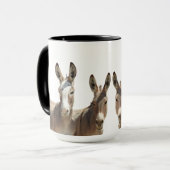 Mug Mug, burros sauvages, ânes, faune, nature (Devant gauche)