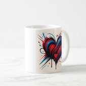 Mug "Mug cardiaque électrique - Sip with Passion" (Devant droit)