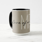 MUG MUG_ CHIC " M. LOVE OF MY LIFE " (Devant gauche)