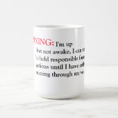 Mug Mug/Citation "Avertissement" (Centre)