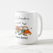 Mug Mug/Citation "Grand-mère aime" (Devant droit)
