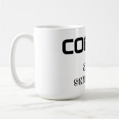 Mug Mug/Citation "LA VIE COMMENCE APRÈS LE CAFÉ" (Gauche)