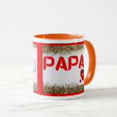 Mug Mug. Couleur pour papa (Devant droit)
