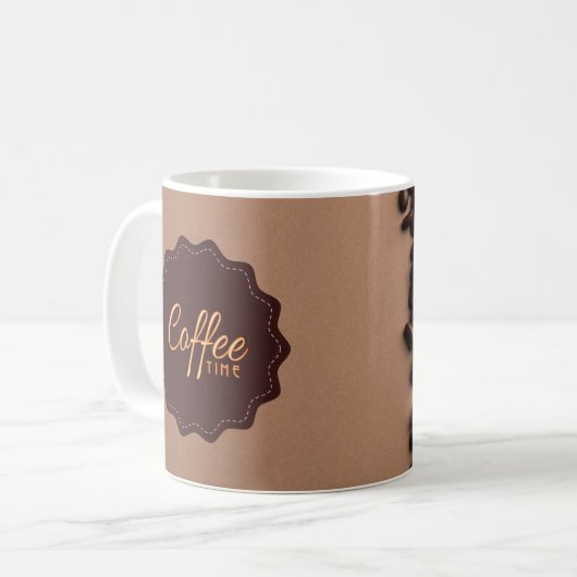 Mug "Mug de café : chaque gorgée, chaque instant" (Devant gauche)