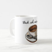 Mug "Mug de café : la chaleur dans chaque coupe" (Devant gauche)