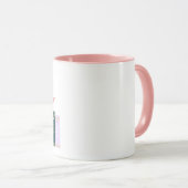 Mug #Mug de l'enseignant en ligne. (Devant droit)