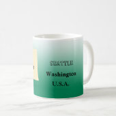Mug - Mug de l'Etat de Washington avec la ville (Devant droit)