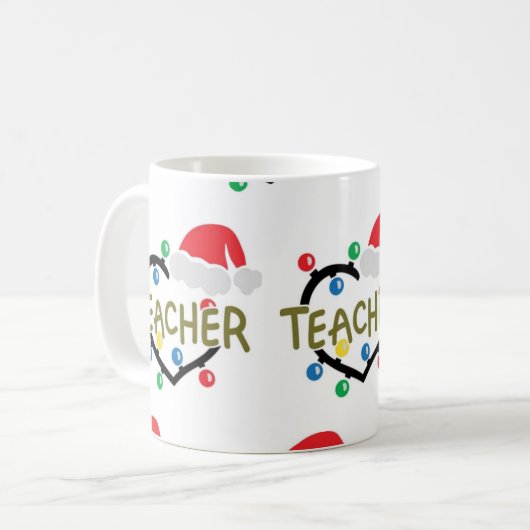 MUG **MUG DE NOËL DE L'ENSEIGNANT** (Devant gauche)