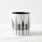 Mug "Mug de pins d'hiver" (Centre)