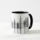 Mug "Mug de pins d'hiver" (Devant droit)