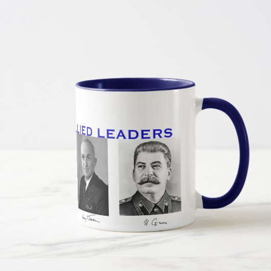 Mug Mug* des dirigeants alliés de la Seconde Guerre mo (Droite)