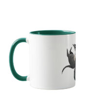 Mug| Deux chats mentent avec un plante