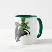 Mug Mug| Deux chats mentent avec un plante (Devant droit)