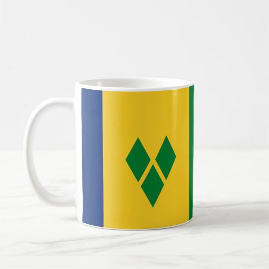 Mug "Mug Drapeau Saint-Vincent-et-les Grenadines - Vib (Gauche)