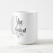 Mug Mug-Elle est comme un arbre (Devant gauche)