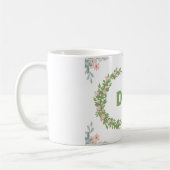 Mug "Mug initial floral vert et rose" (Gauche)