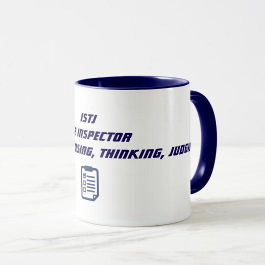 Mug Mug, inspecteur ISTJ (Devant droit)